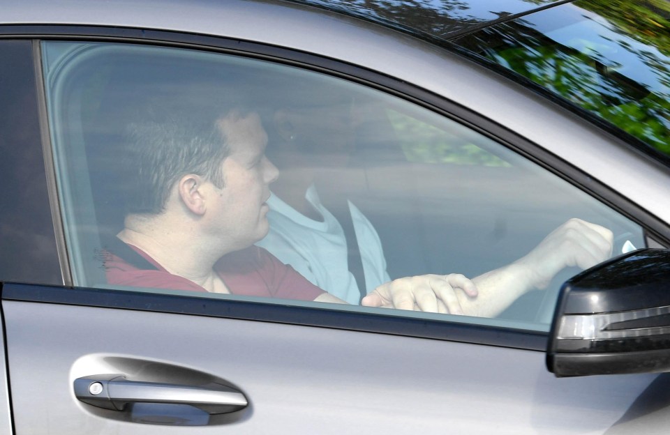 Young was driven into training as the sun shone in the North West