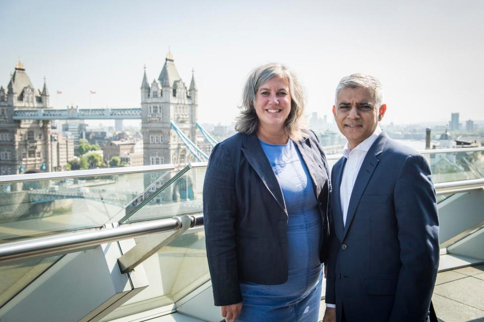  Heidi Alexander with Mayor Sadiq Khan