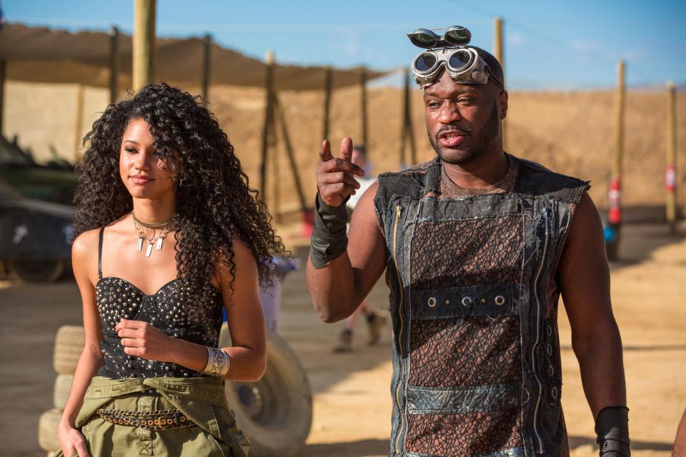  Rapper Lethal Bizzle lived up to his outrageous reputation on the set of Carnage by boozing between scenes