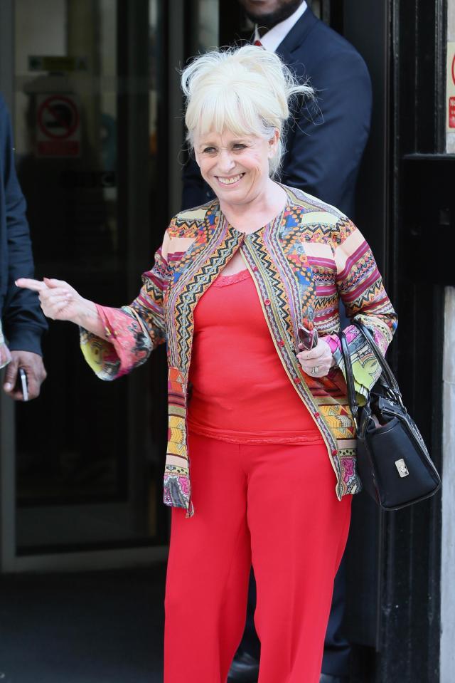  Barbara Windsor, 80, arriving at BBC Radio 2 studios just a couple weeks ago