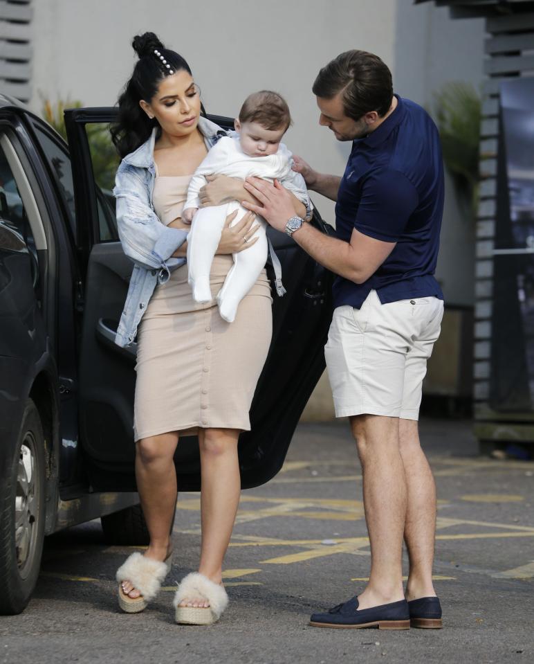  They recently filmed scenes with Georgia and Tommy as they visited a baby store