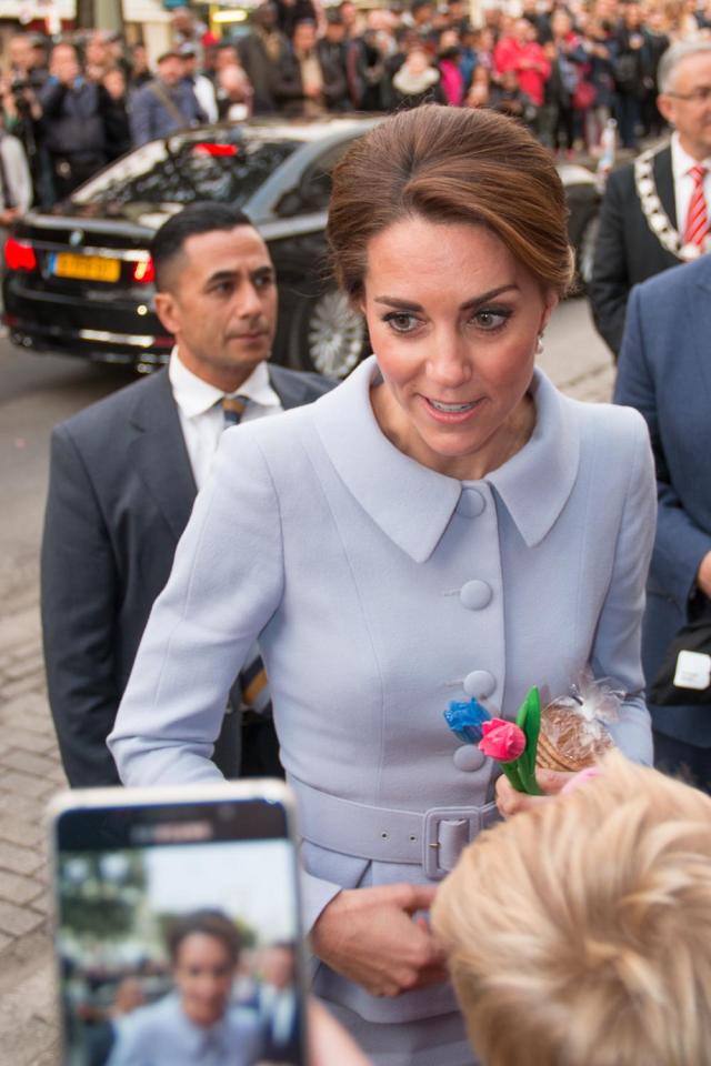  A rare off guard moment for Kate Middleton