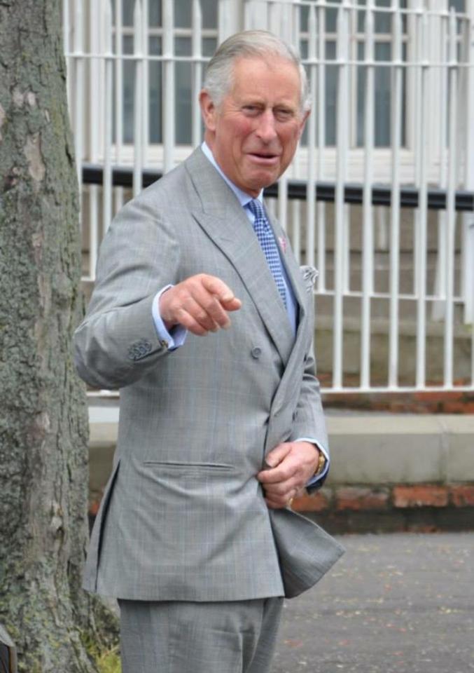  Prince Charles, snapped by Amanda Smyth, in east Belfast in 2015