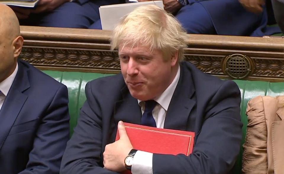  Boris Johnson dismissed May's views as 'crazy'