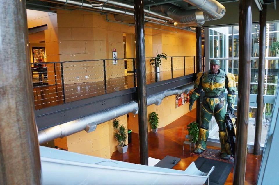  Epic Games' North Carolina office features an enormous statue of one of their characters