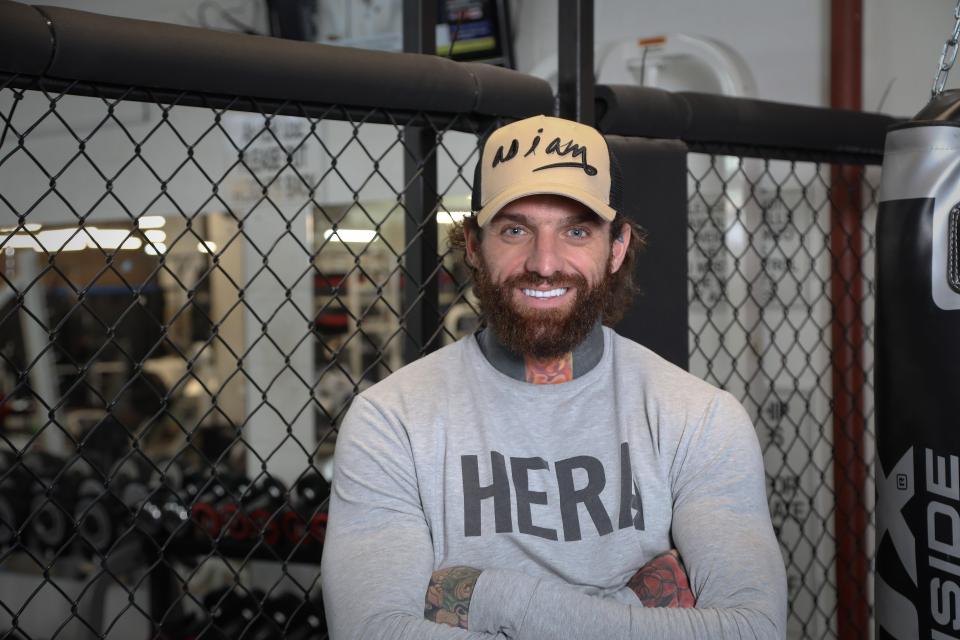 Aaron Chalmers began practising Muay Thai after being arrested to learn some discipline