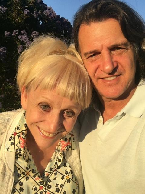  Actress Barbara Windsor, 80, pictured with her devoted husband Scott just days ago