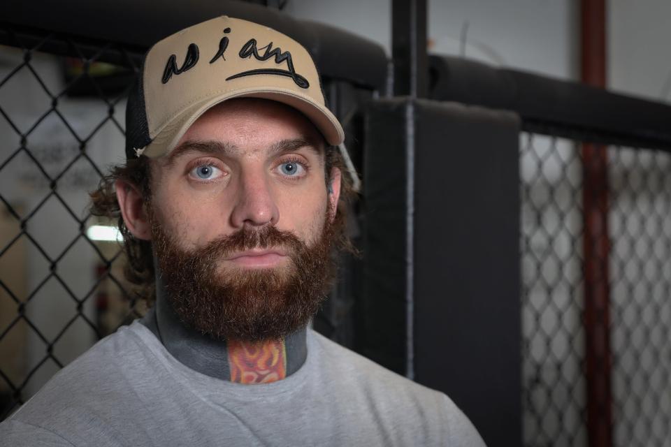 Aaron Chalmers was arrested a number of times before turning to MMA