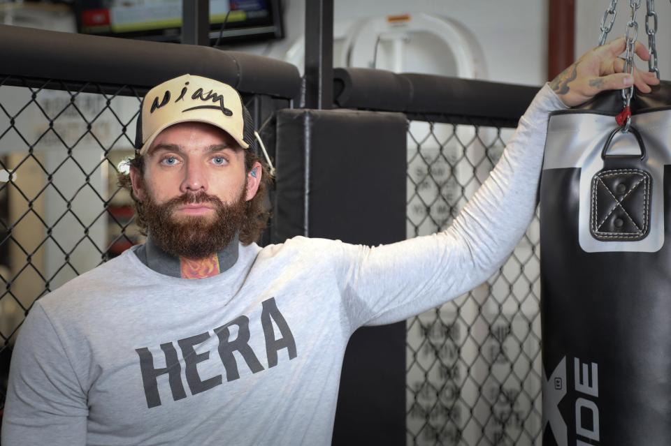 Aaron Chalmers is busy preparing for his Bellator debut against Ash Griffiths