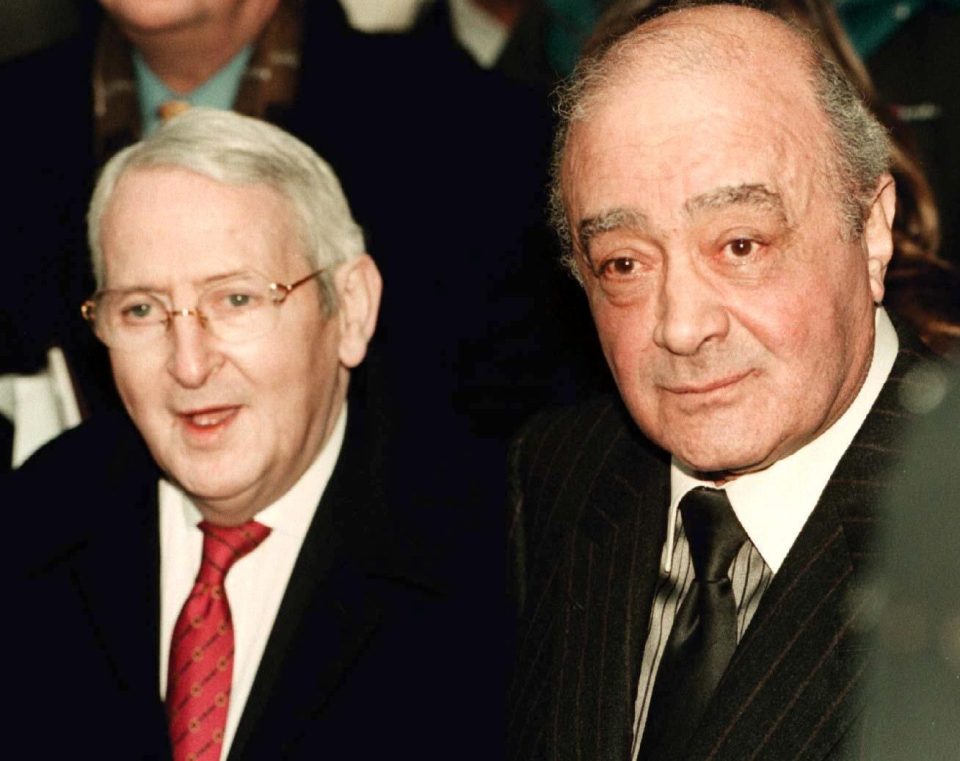  George Carman with Mohammed al-Fayed