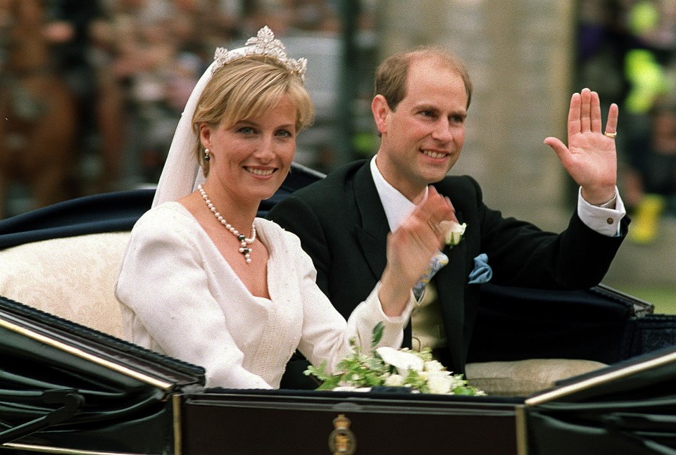 The couple greeted wellwishers during their brief ride around Windsor