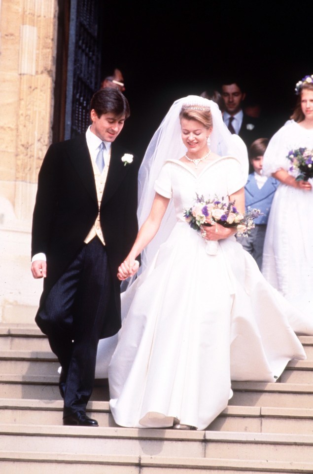 Lady Helen Windsor’s dress was by Catherine Walker