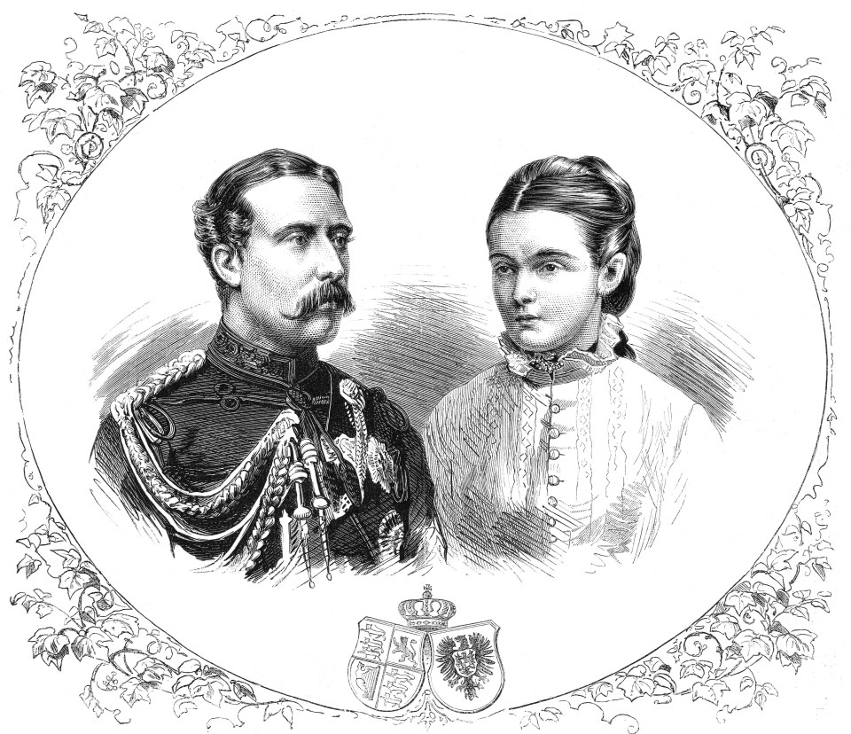 A portrait of the couple