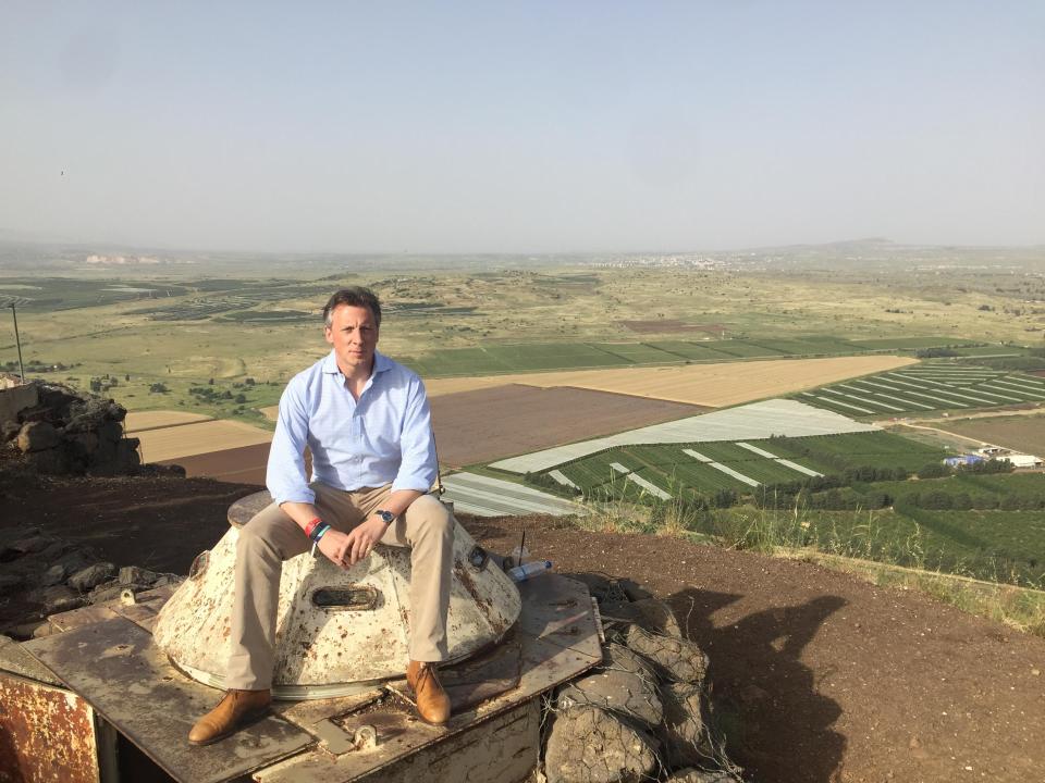  The Sun's political editor Tom Newton Dunn in Golan Heights