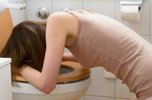 The biggest risk of gastroenteritis is dehydration from vomiting