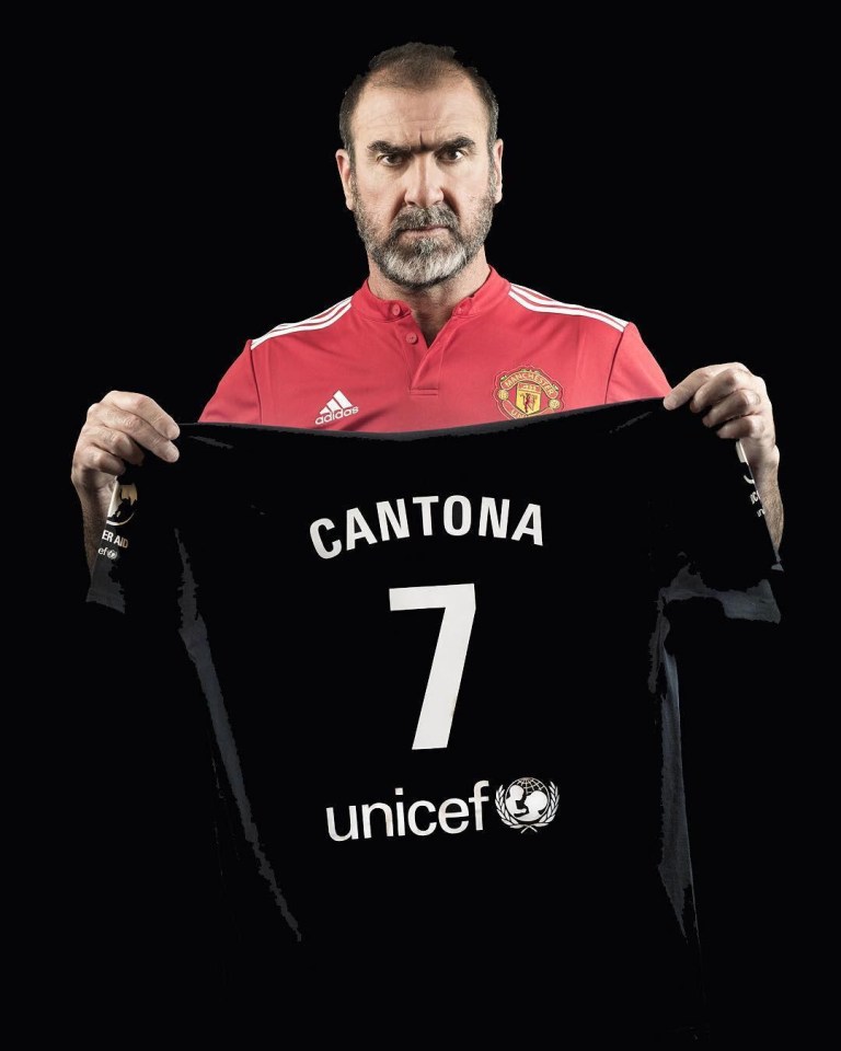 Eric Cantona will return to Old Trafford on June 10 to take part in the Soccer Aid match for Unicef