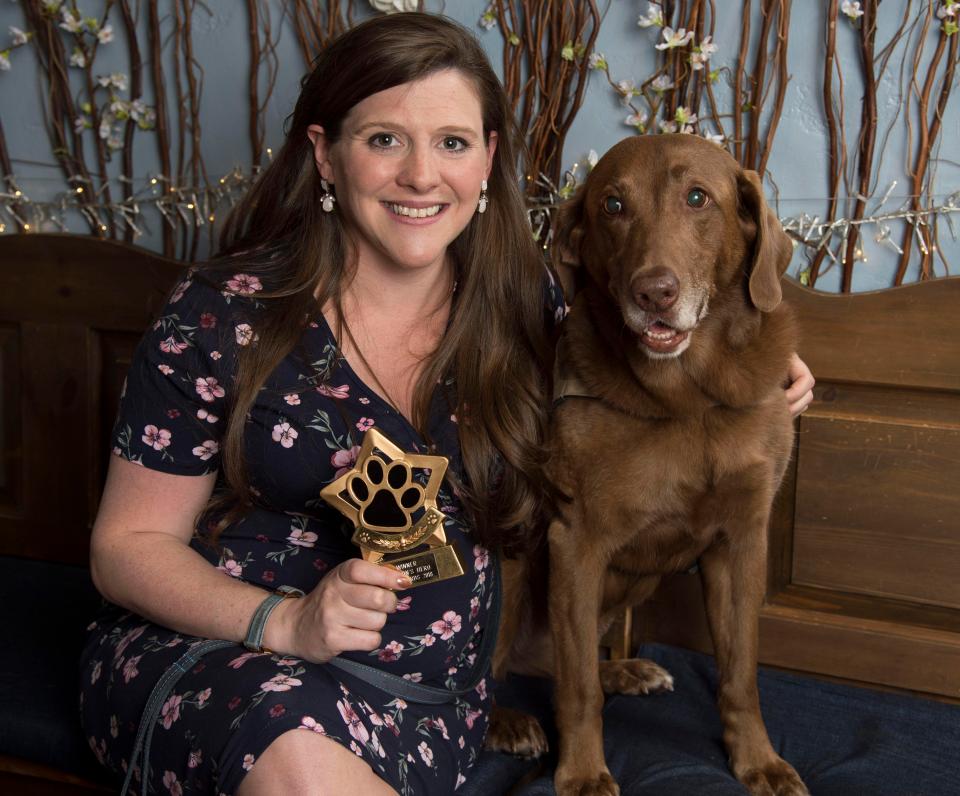  Susie, who is 32 weeks ­pregnant, works with Keda at the Personnel Recovery Unit in Edinburgh helping veterans