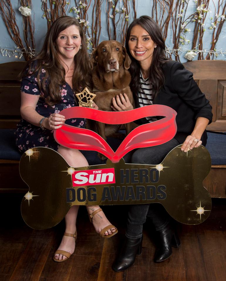  Our Sun Hero Dog Awards winner Keda, with her owner Capt Susie Wilkie, saved countless lives in Afghanistan