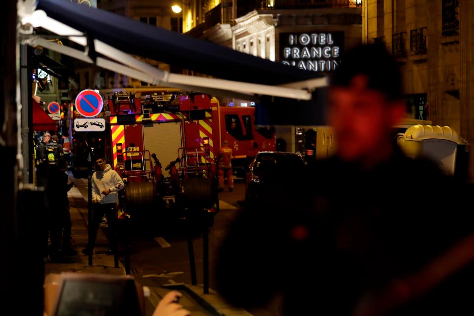  French cops said the attacker had been 'overcome'