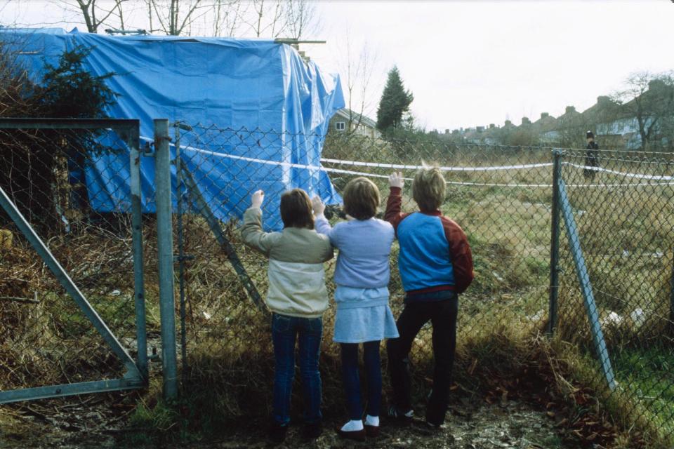 Local children had watched as Nilsen burned corpses on huge bonfires in the field behind the house