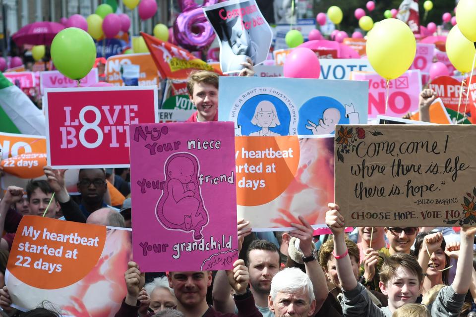  No campaigners were out on the streets ahead of Ireland's historic May 25 referendum