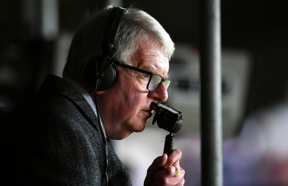  It was Motty's last game as a commentator for the BBC