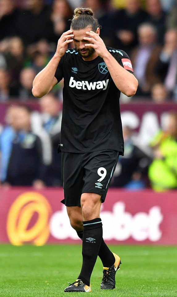  Striker Andy Carroll had more downs than ups with West Ham this season