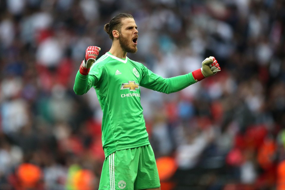 De Gea will start between the sticks for United