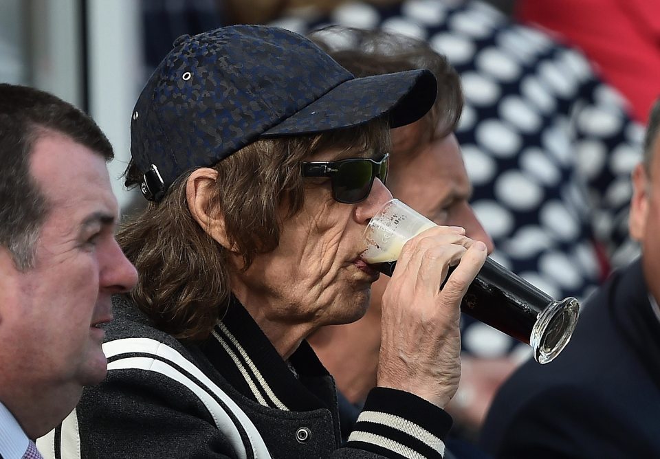  Mick Jagger, 74, sank a stout yesterday ahead of the Rolling Stones's first tour gig in Dublin