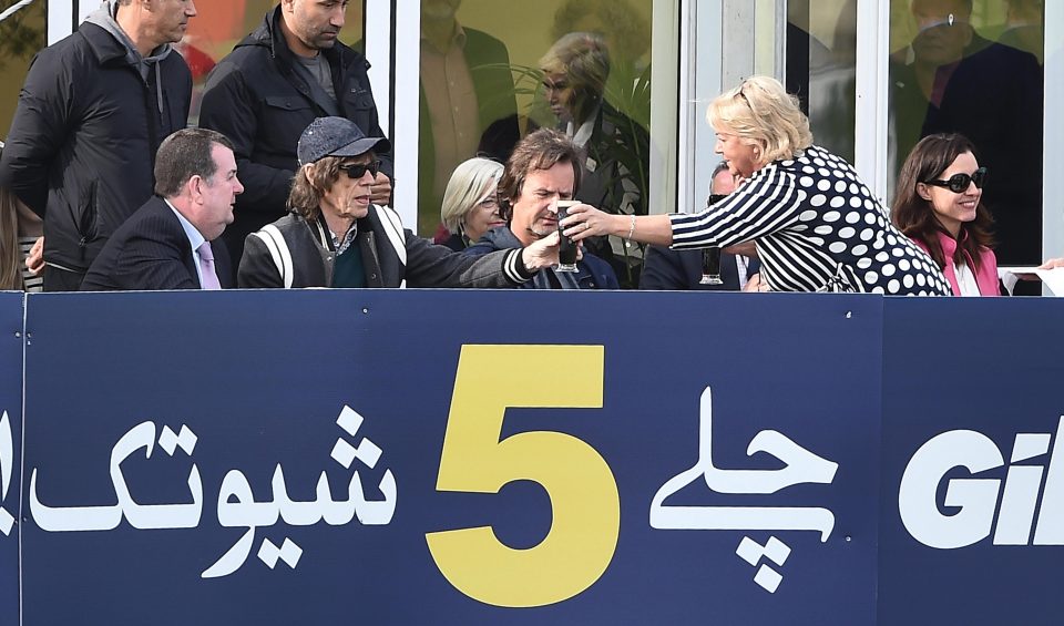  Rolling Stones frontman and cricket fanatic Mick was in attendance for Ireland's inaugural Test