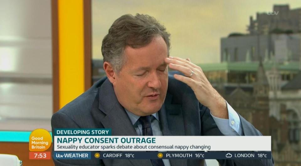  Piers Morgan slammed the double standards that Sue Perkins is allowed to make 'crude sexist jokes'