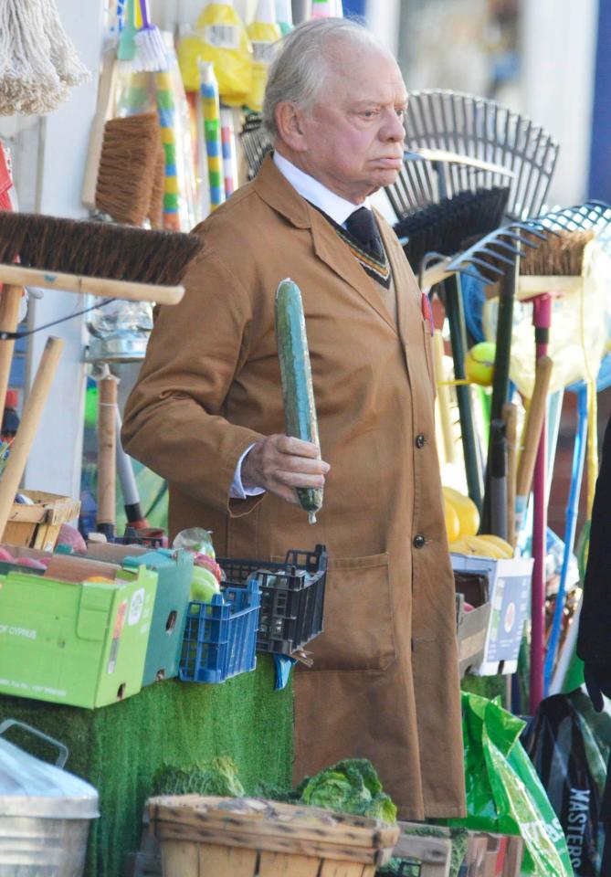  David Jason has been pictured filming new scenes for Still Open All Hours