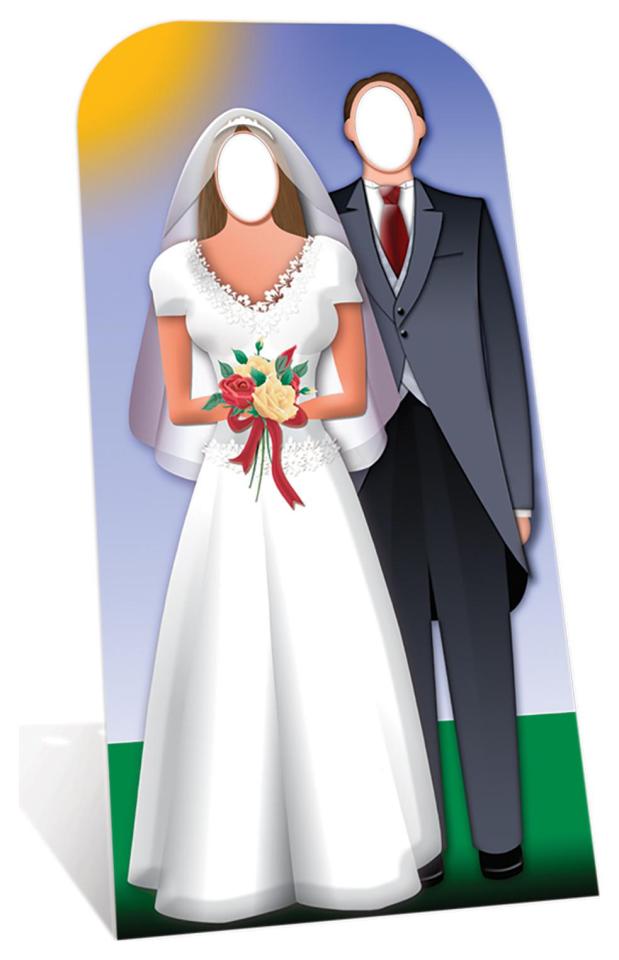  Argos is also selling a cardboard cut-out of a bride and groom