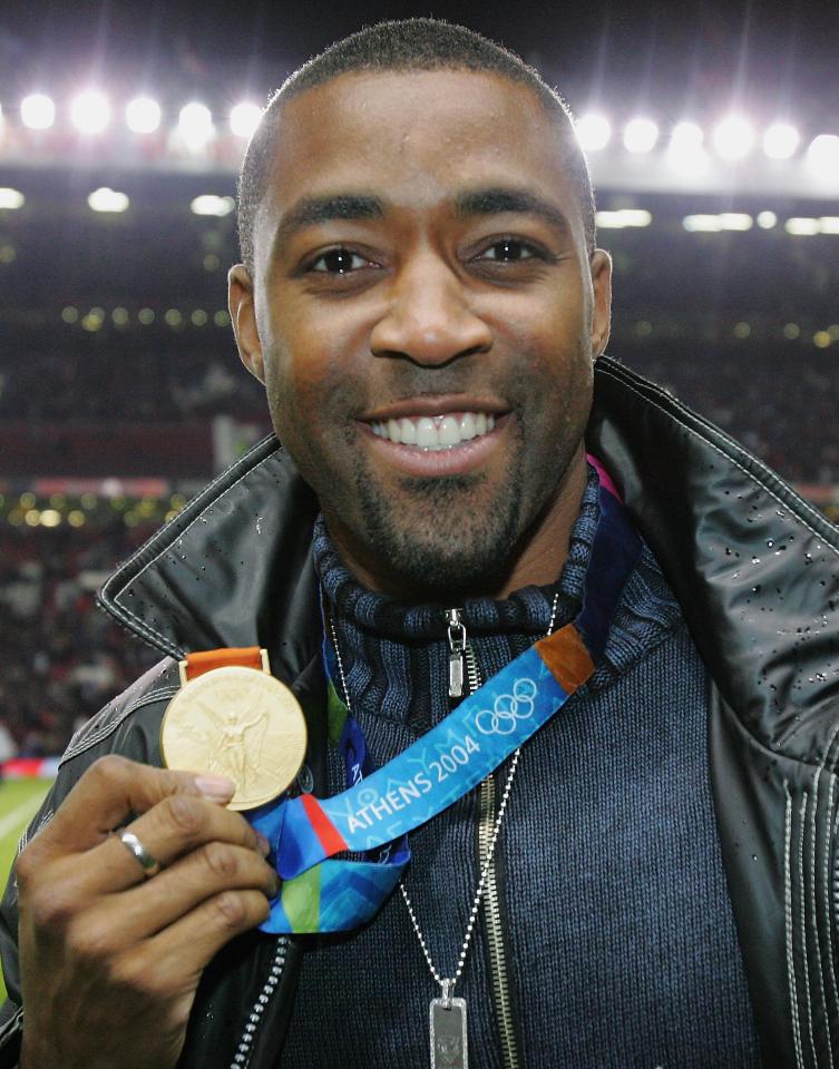  Darren Campbell won relay gold in the 2004 Olympics