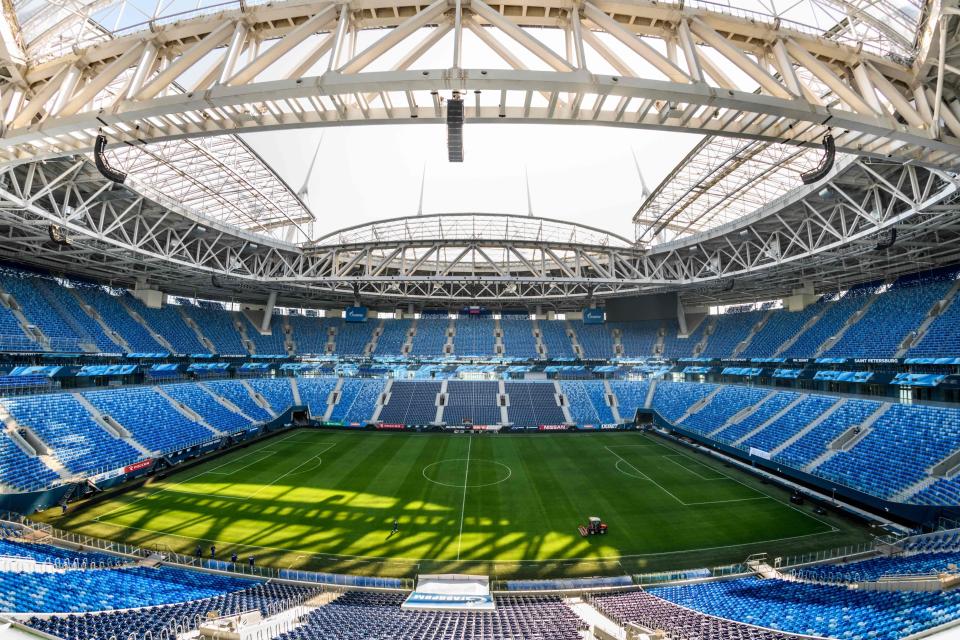  St Petersburg will play host to World Cup games this summer