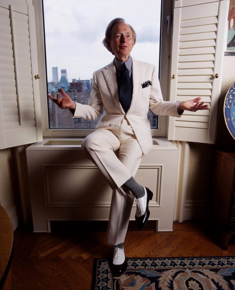  He was renowned for his sharp attire - always wearing white suits