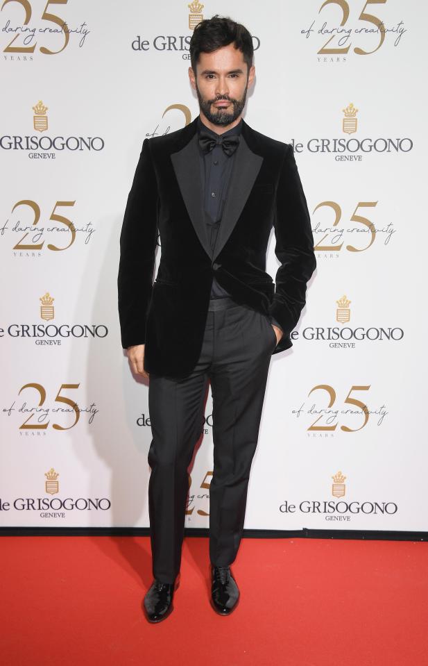  Jean-Bernard Fernandez-Versini looked dapper in a black velvet tuxedo jacket