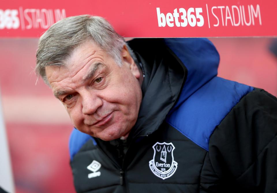 Sam Allardyce was axed by Everton earlier this week despite guiding them to eighth