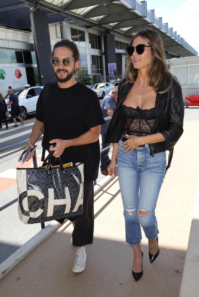  The supermodel was accompanied by her boyfriend Tom Kaulitz