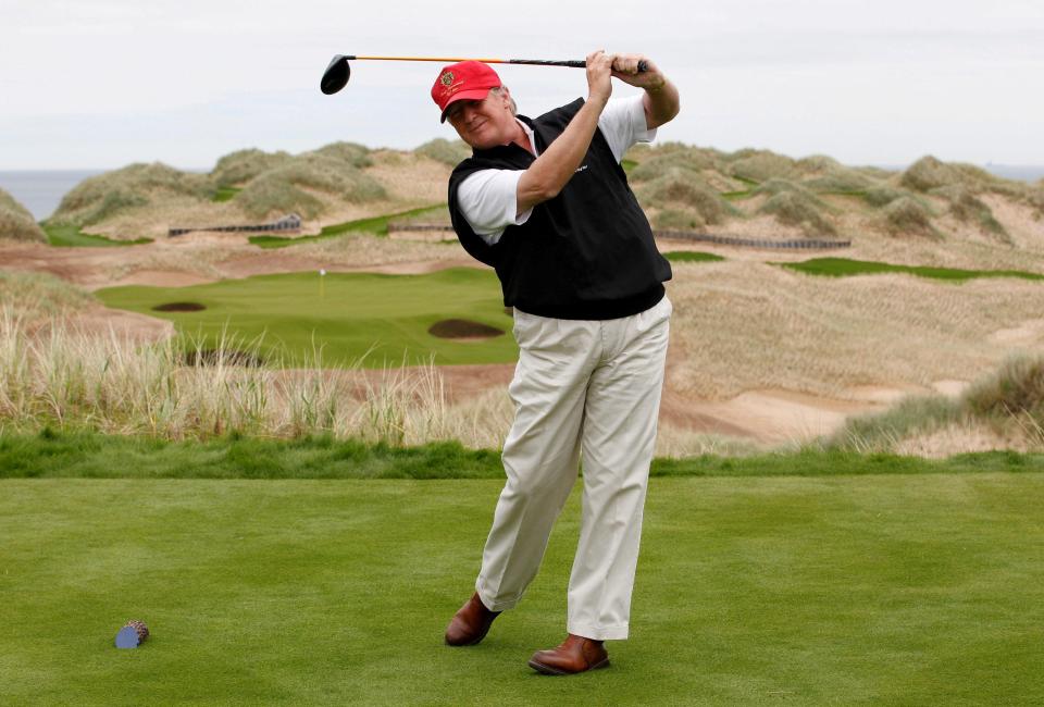  Donald Trump is set to extend his July trip to Britain so he can play golf in Scotland