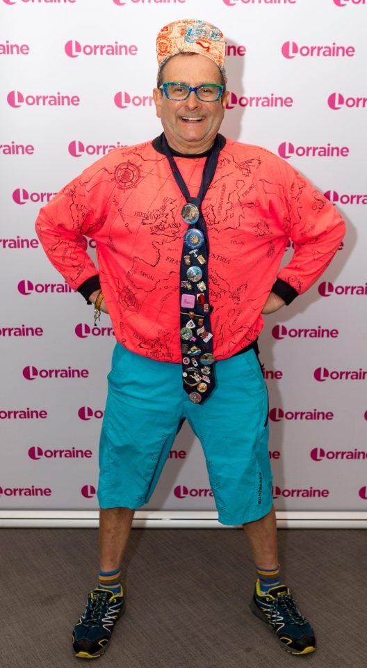  Timmy Mallet looked the business as he prepared to share his story