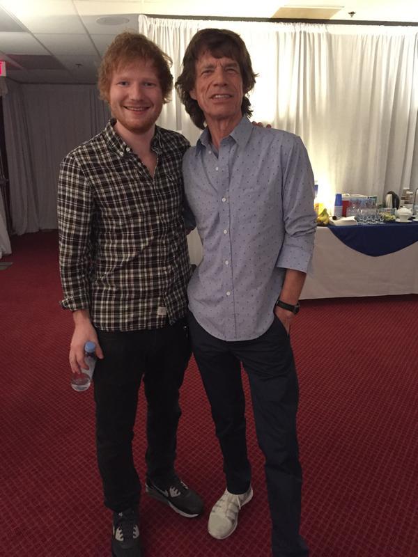  Ed Sheeran met Mick Jagger for lunch when both of their tours finished in Ireland