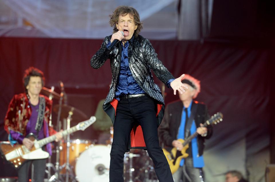  Mick Jagger still giving it everything he's got