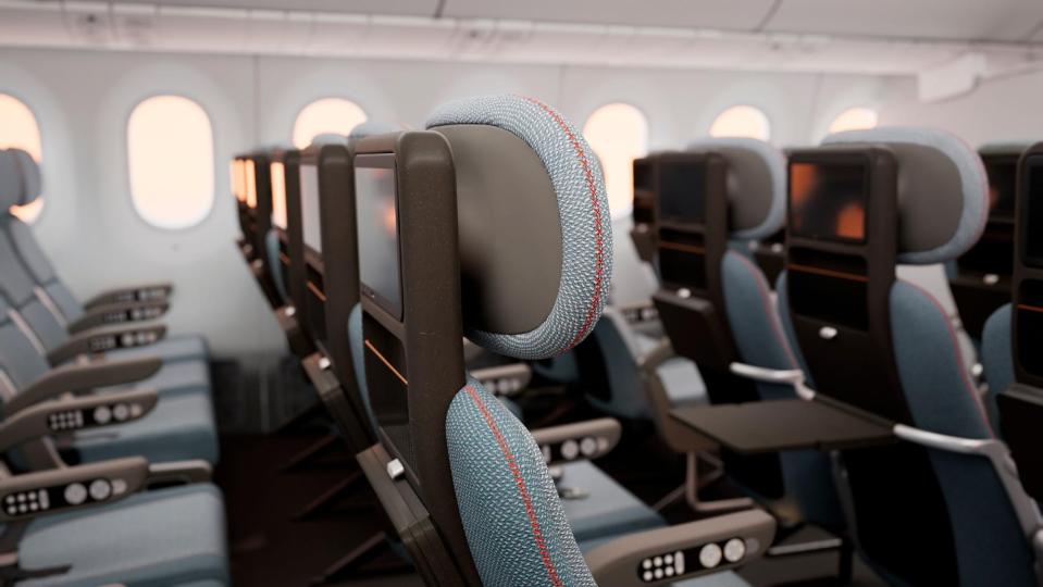  The new seats have a central spine that runs along the back of the chair. This narrows the seat from behind, allowing the passenger to sit with their knees on either side of the spine.