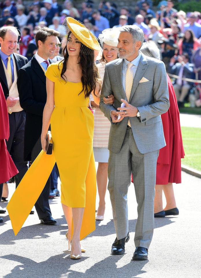  Amal Clooney wowed the crowds with this vibrant yellow Stella McCartney dress