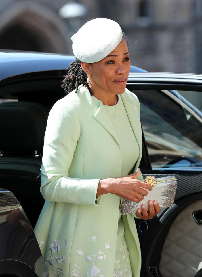  Doria Ragland, Meghan's mum was the only family member who attended the service