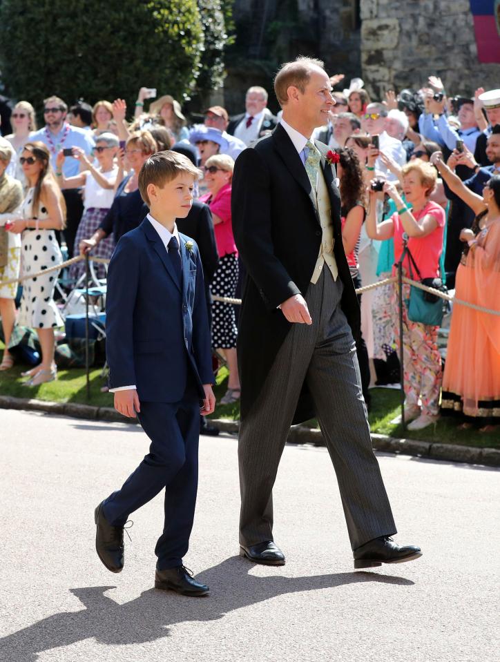  Prince Edward, pictured with Viscount Severn, is Harry's uncle