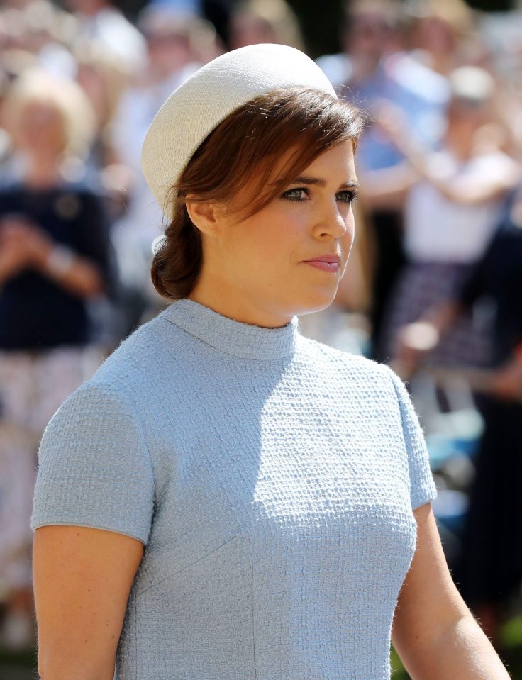  Princess Eugenie at the wedding of Prince Harry and Meghan Markle