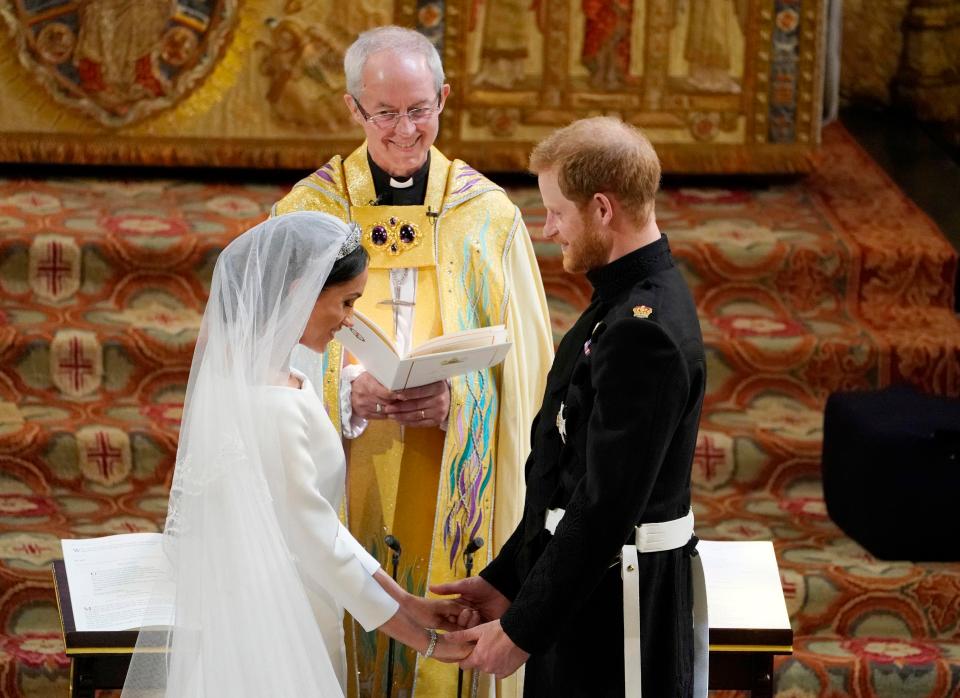  Harry told his bride: 'You look amazing' when she arrived at the altar