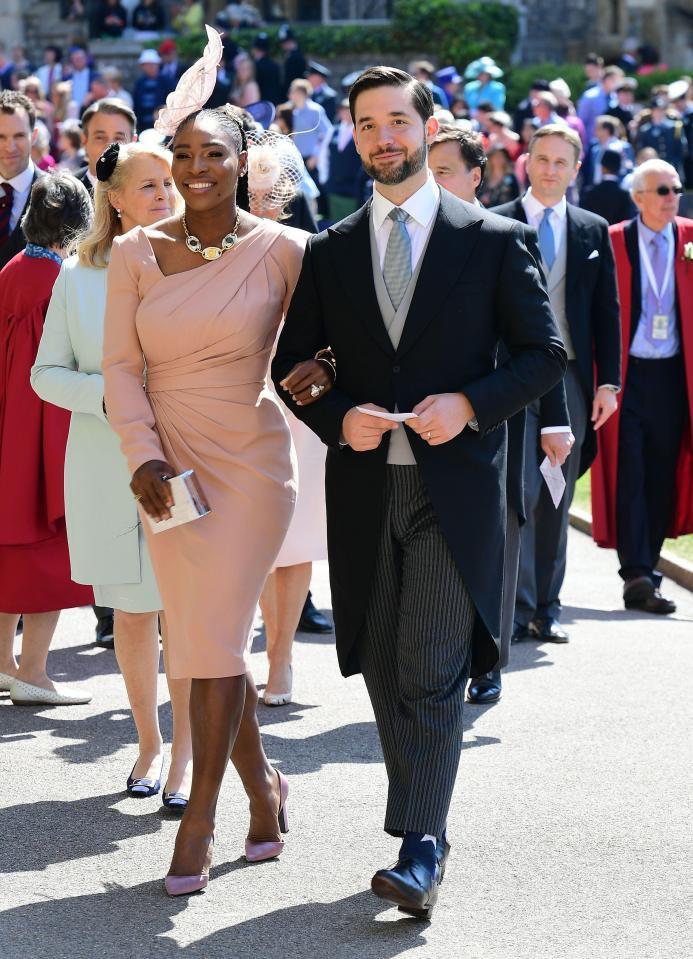  Serena Williams, here with her husband Alexis Ohania, is a close friend to Meghan